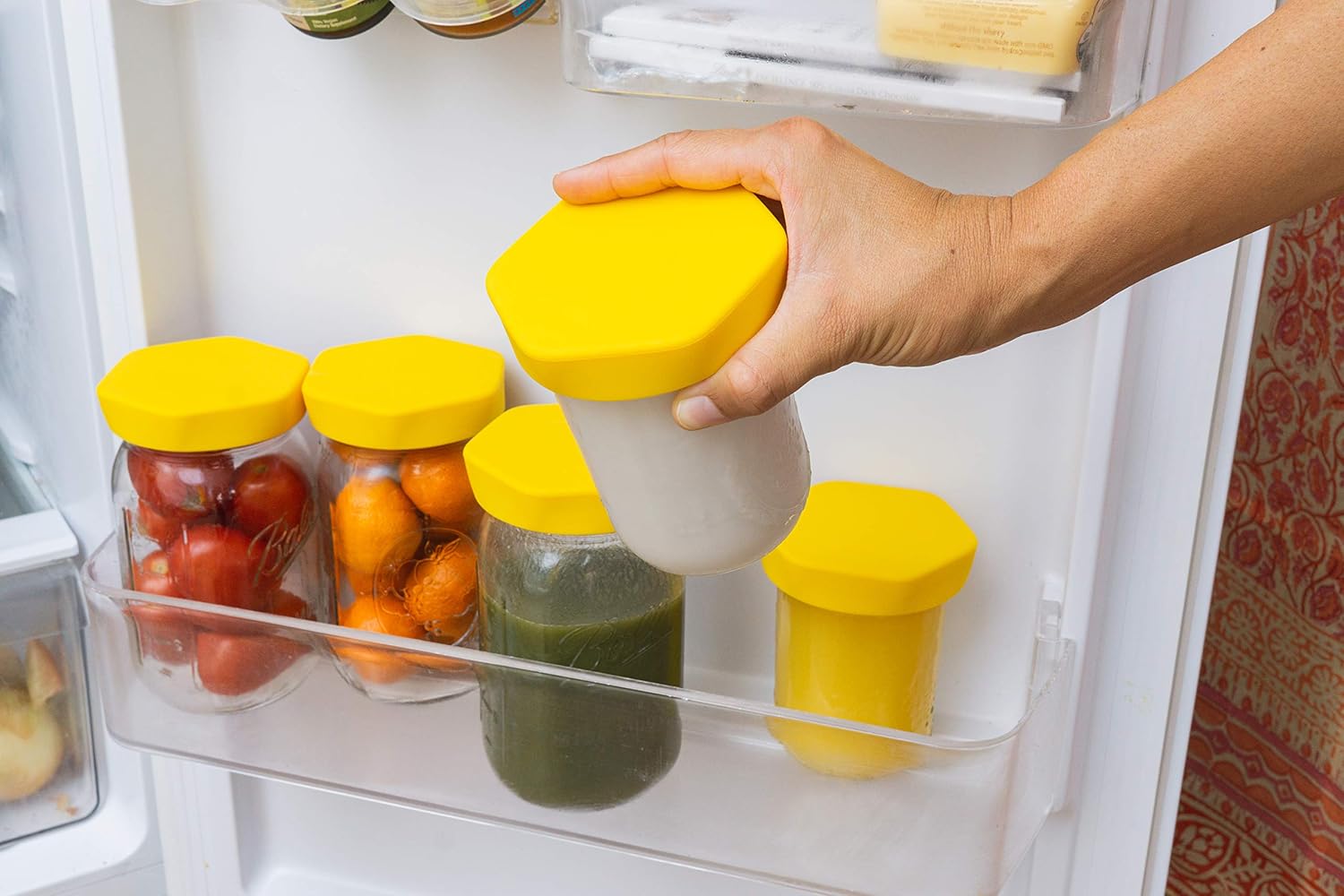 Perfect for Everyday Use - Easy Open Silicone Mason Jar Lids