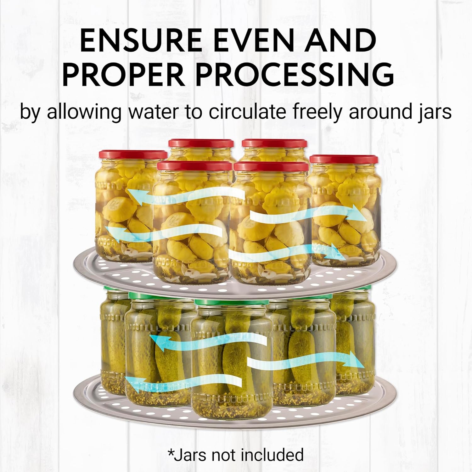 2-Pack Stainless Steel Canning Rack for Pressure Cookers