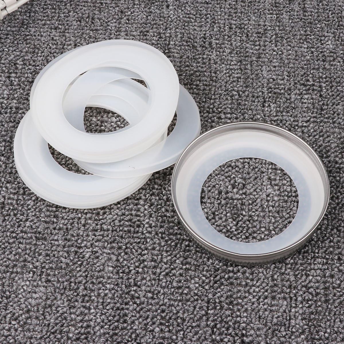 Aislor Silicone Gasket Set for Mason Jars Airtight Leak-Proof