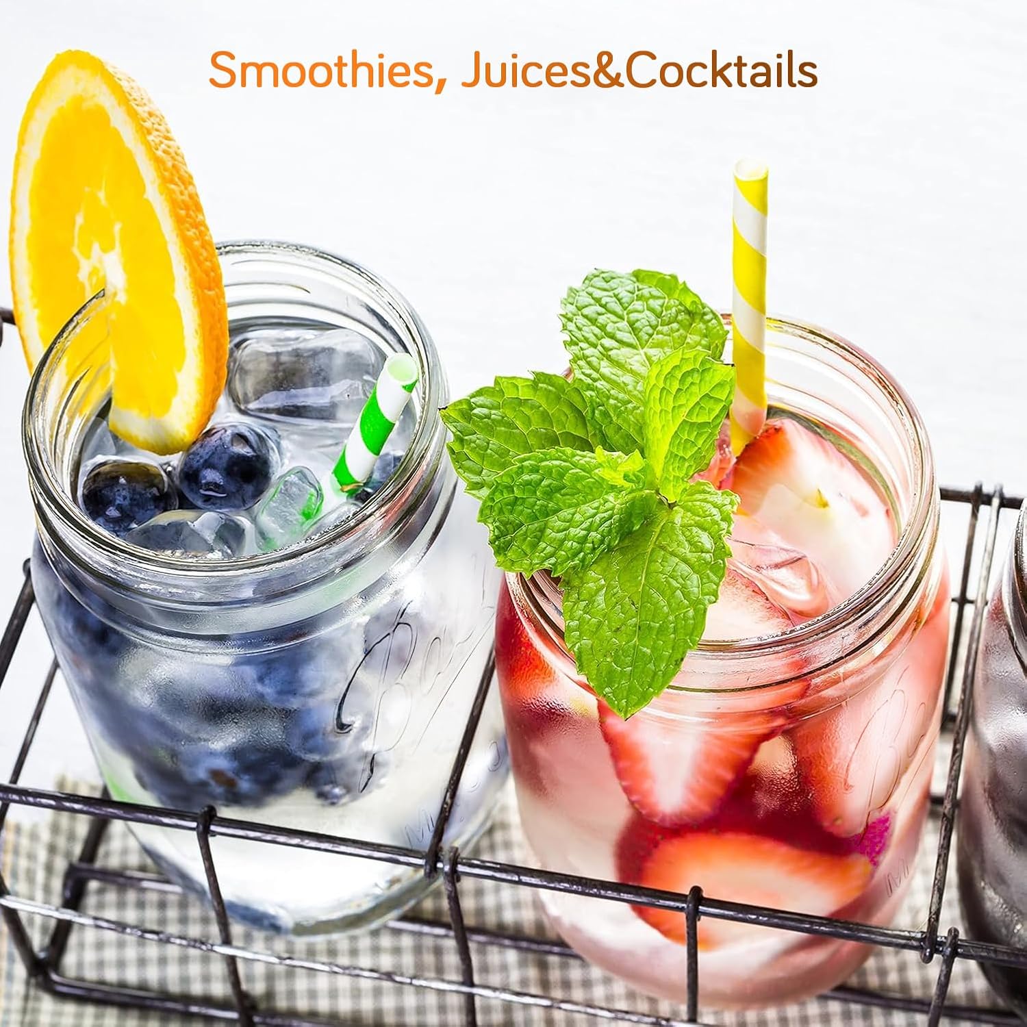 Showvigor - Preserve Your Flavors 2-Pack 16oz Mason Jars