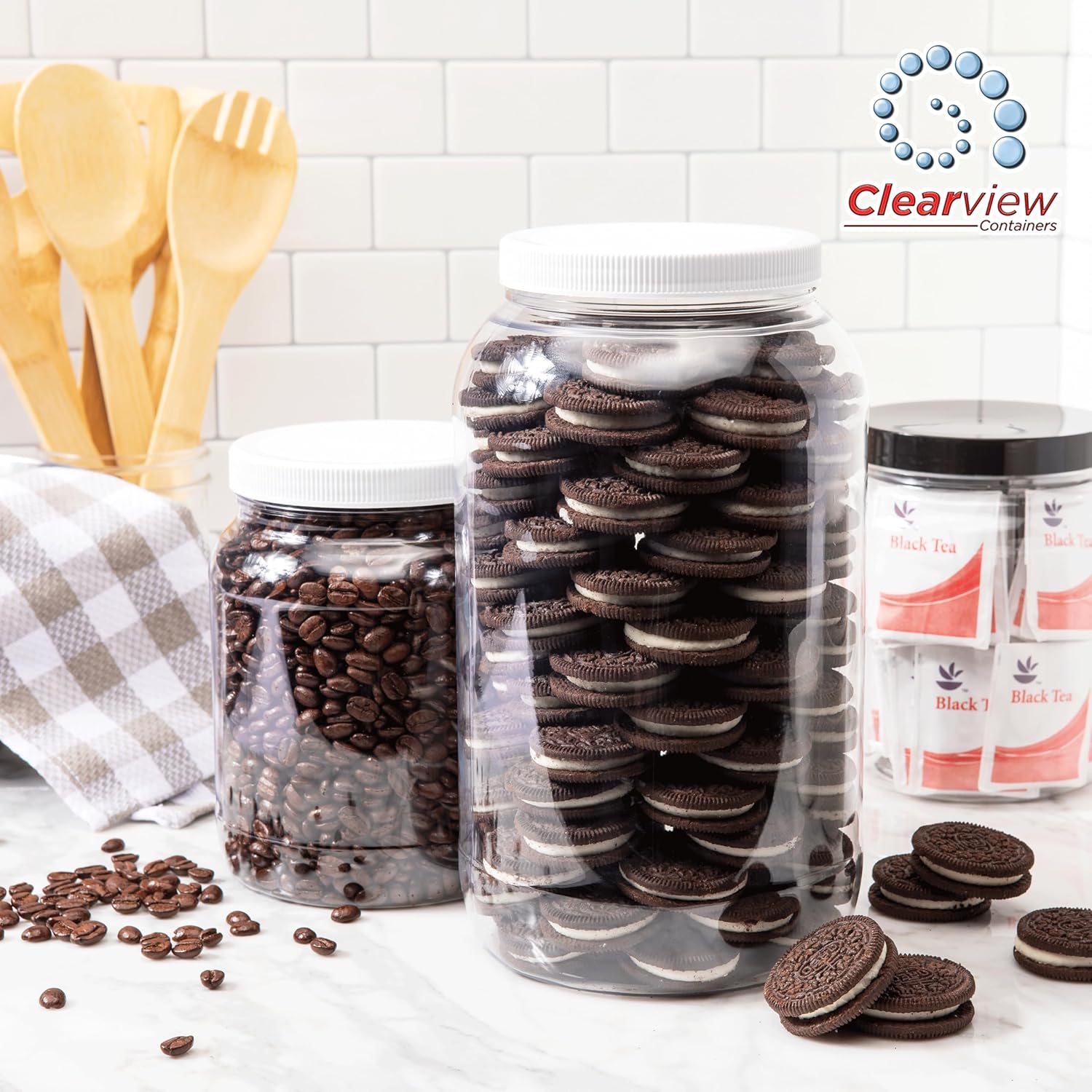 128-Ounce Jar Leak-Proof Lid BPA-Free