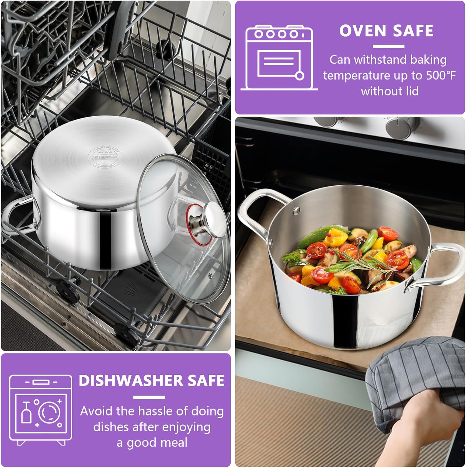 Sturdy 5QT Stockpot for Pioneers in the Kitchen