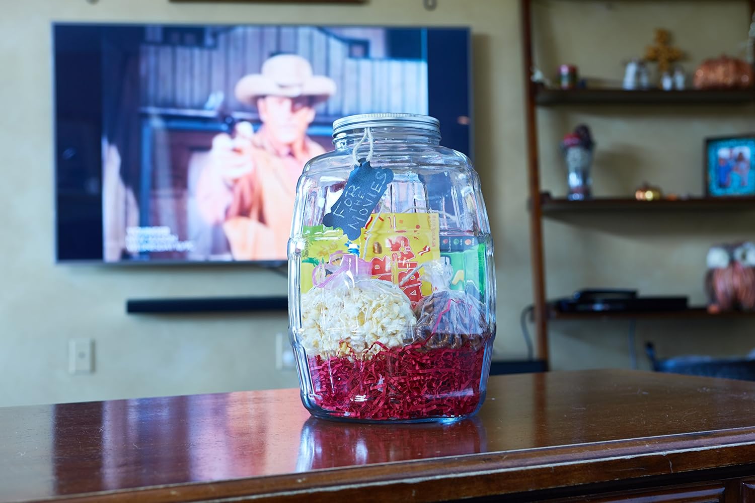 Anchor Hocking 25 Gallon Glass Jar with Lid