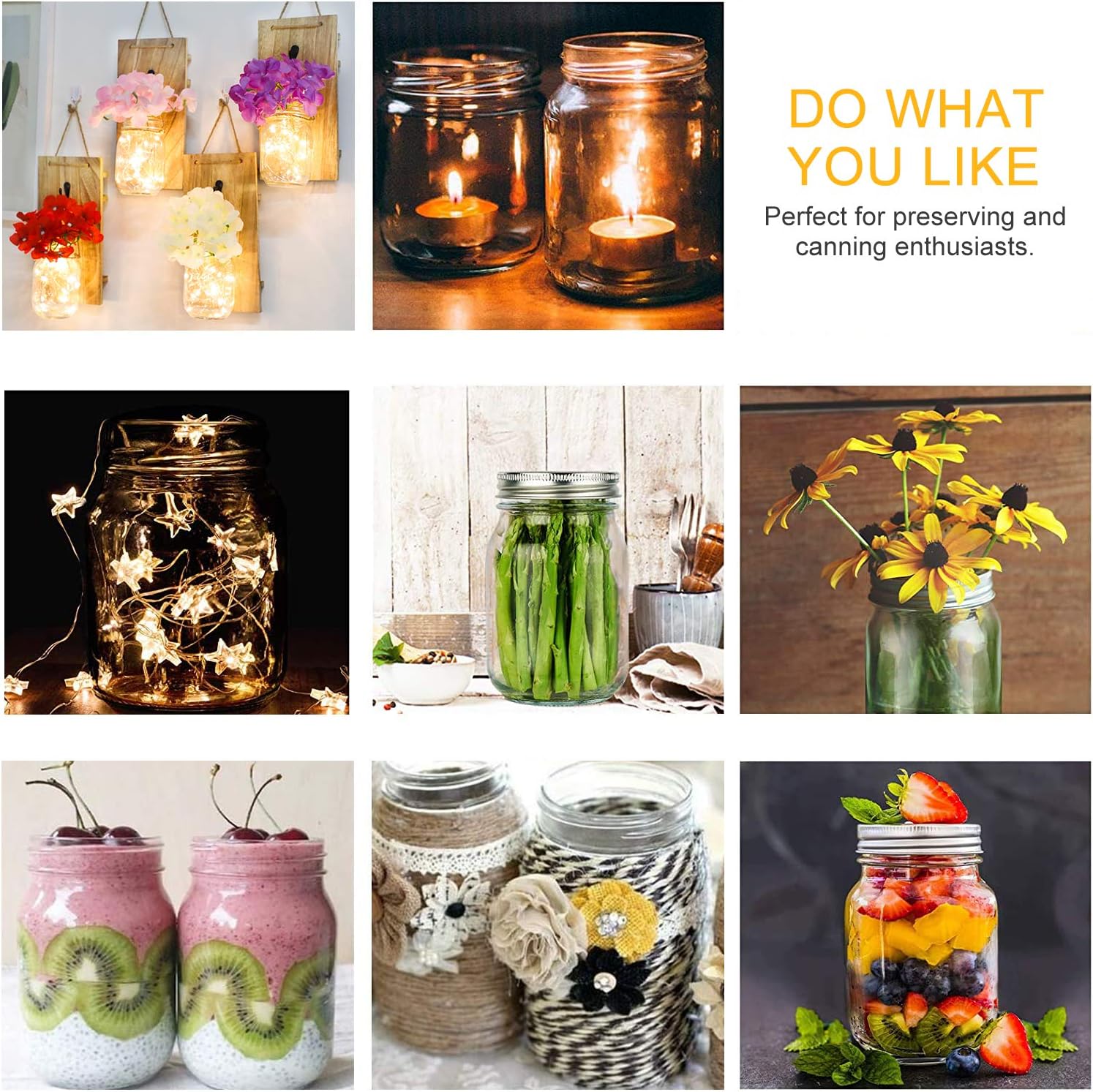 16 oz Glass Mason Jars