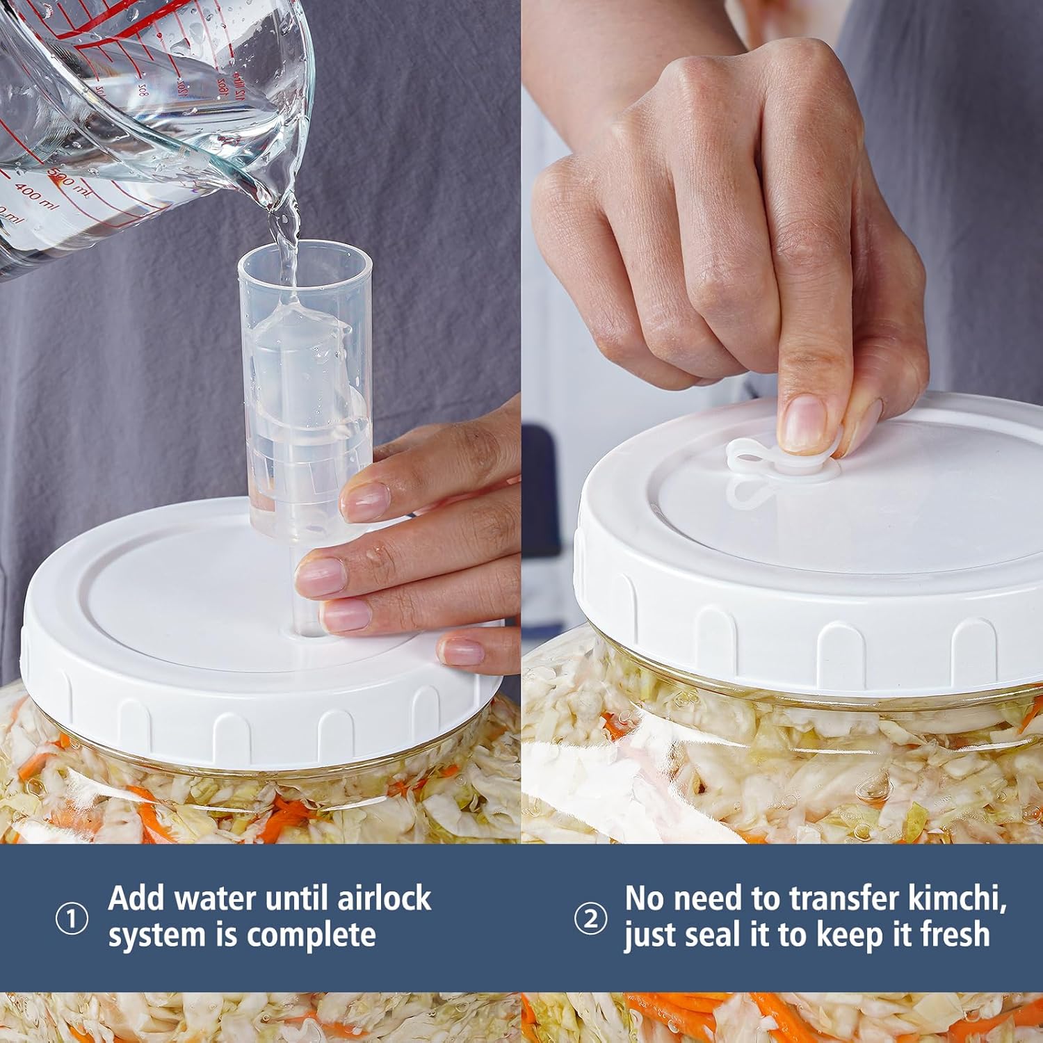 15 Gallon Fermentation Jars with 2 Airtight Lids