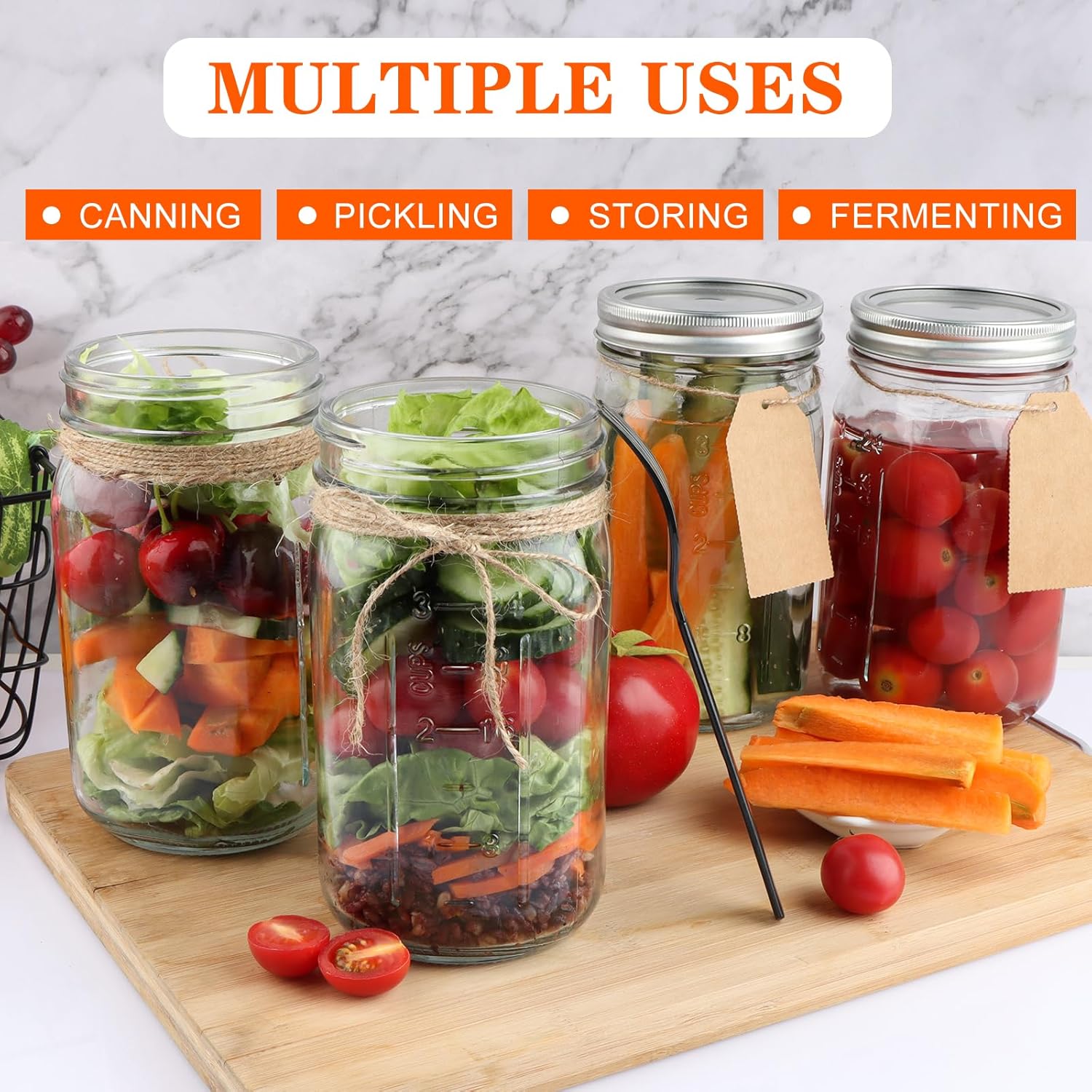 Perfect Fit Mason Jars Set