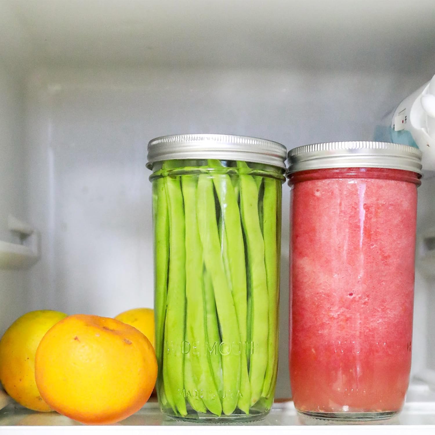 Wide Mouth Mason Jars for Canning Preserving