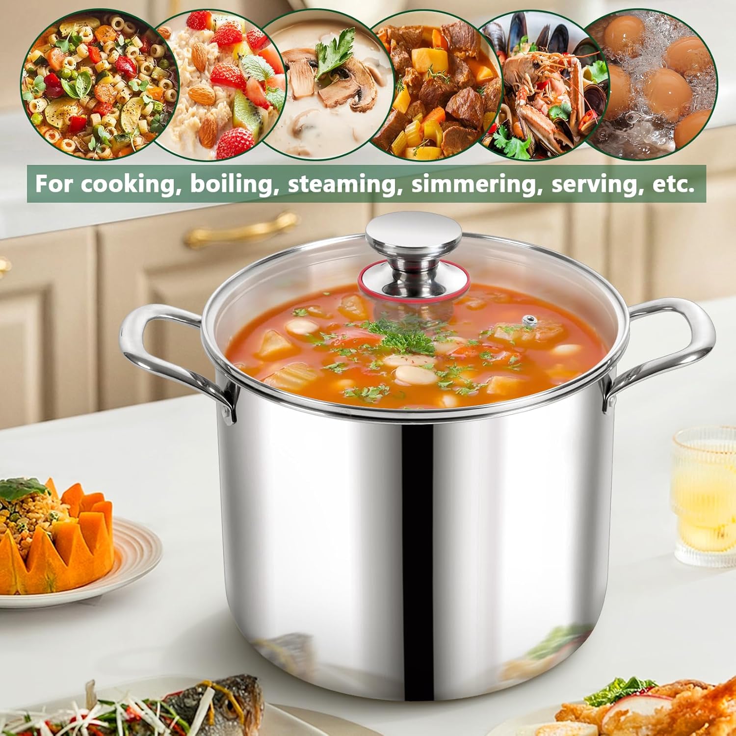 PP Chef 10 Quart Stock Pot