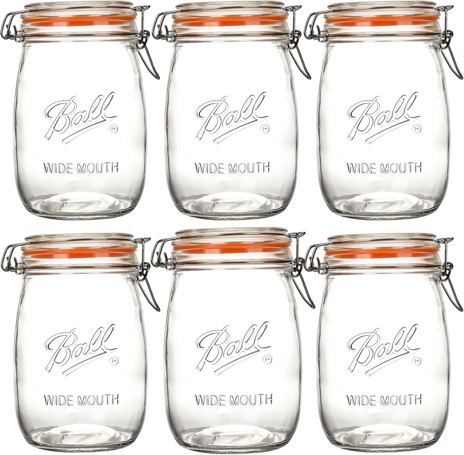 Wide mouth Mason Jars