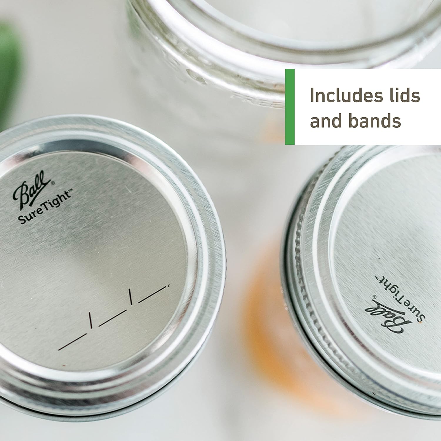 Ball Wide Mouth Quart Mason Jars with Lids and Bands