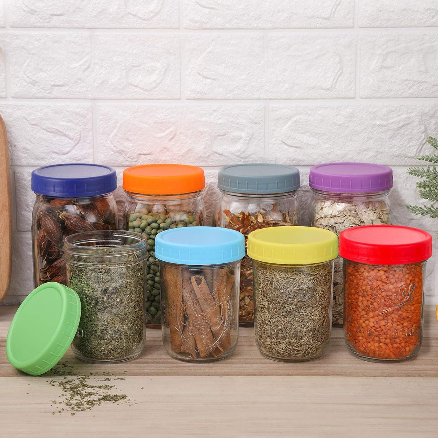 Perfect For Home Use - Wide Mouth Mason Jar Lids