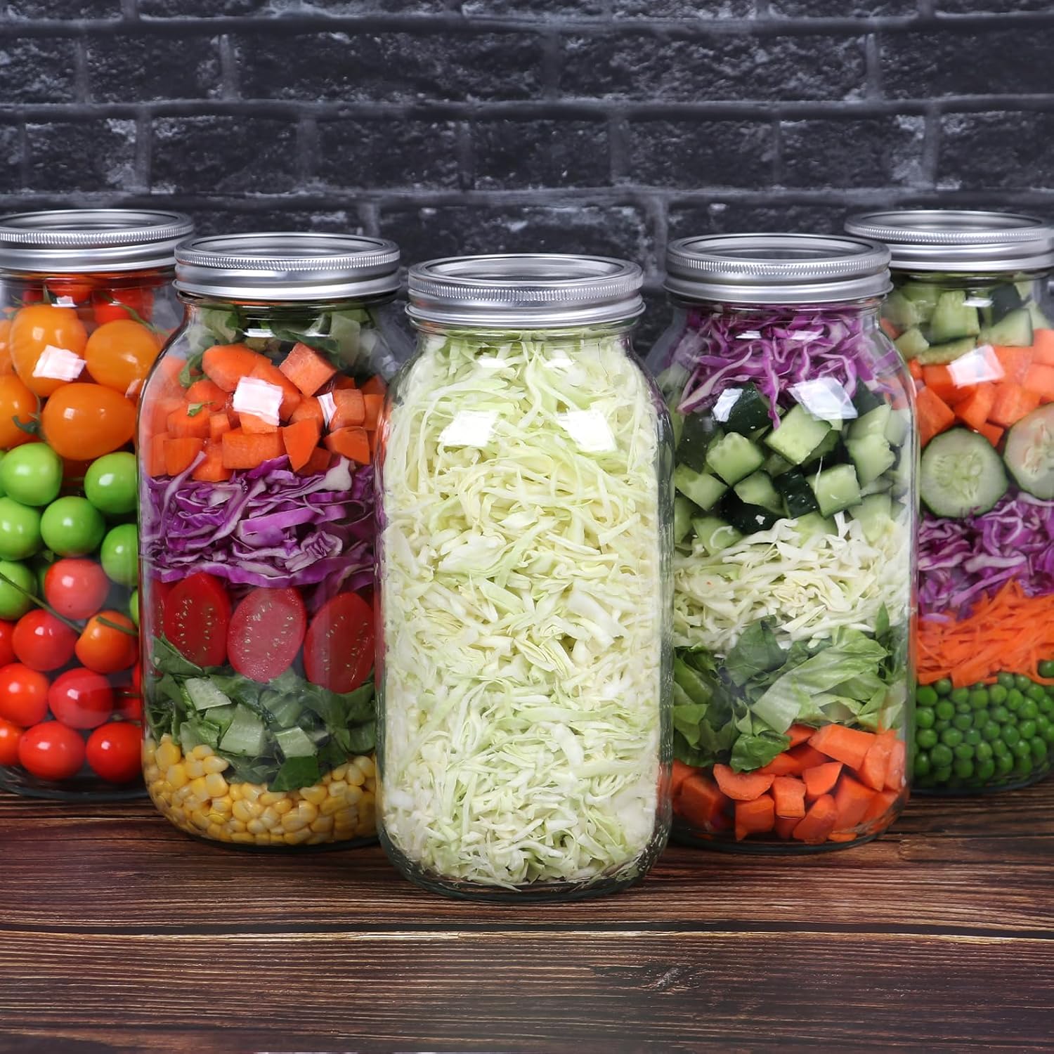 Mcupper 34 Wide Mouth Mason Jars 64 oz - Perfect Canning Solution