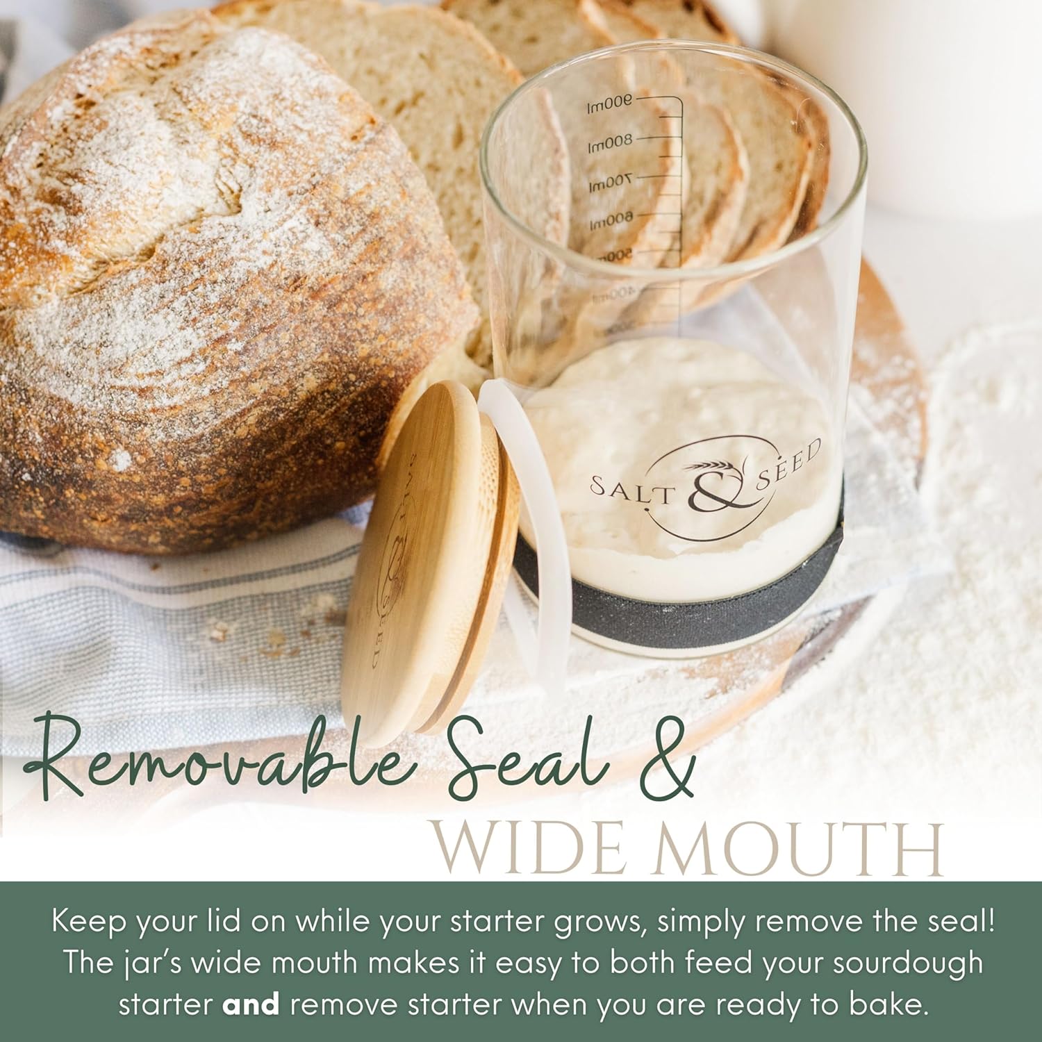 Sourdough Starter Jar Proper Bread Prep