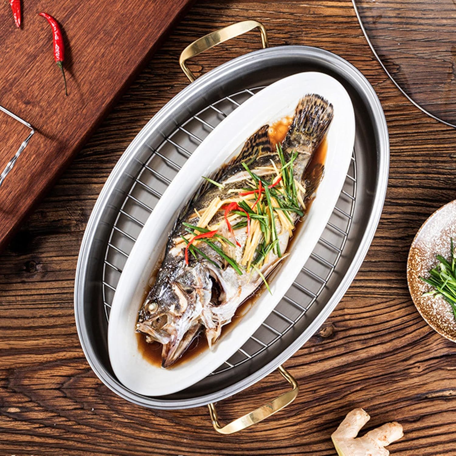 Stainless Steel Fish Steamer