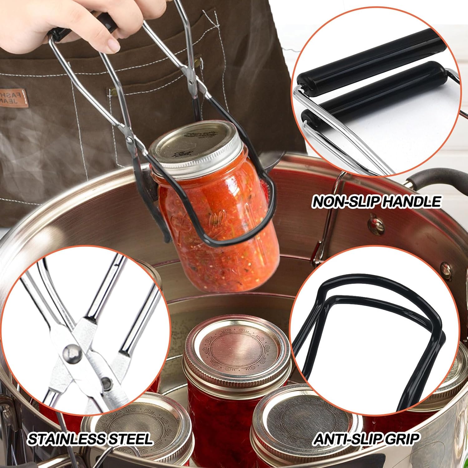 JavaScript rust-proof stainless steel canning starter kit for quick easy preserving