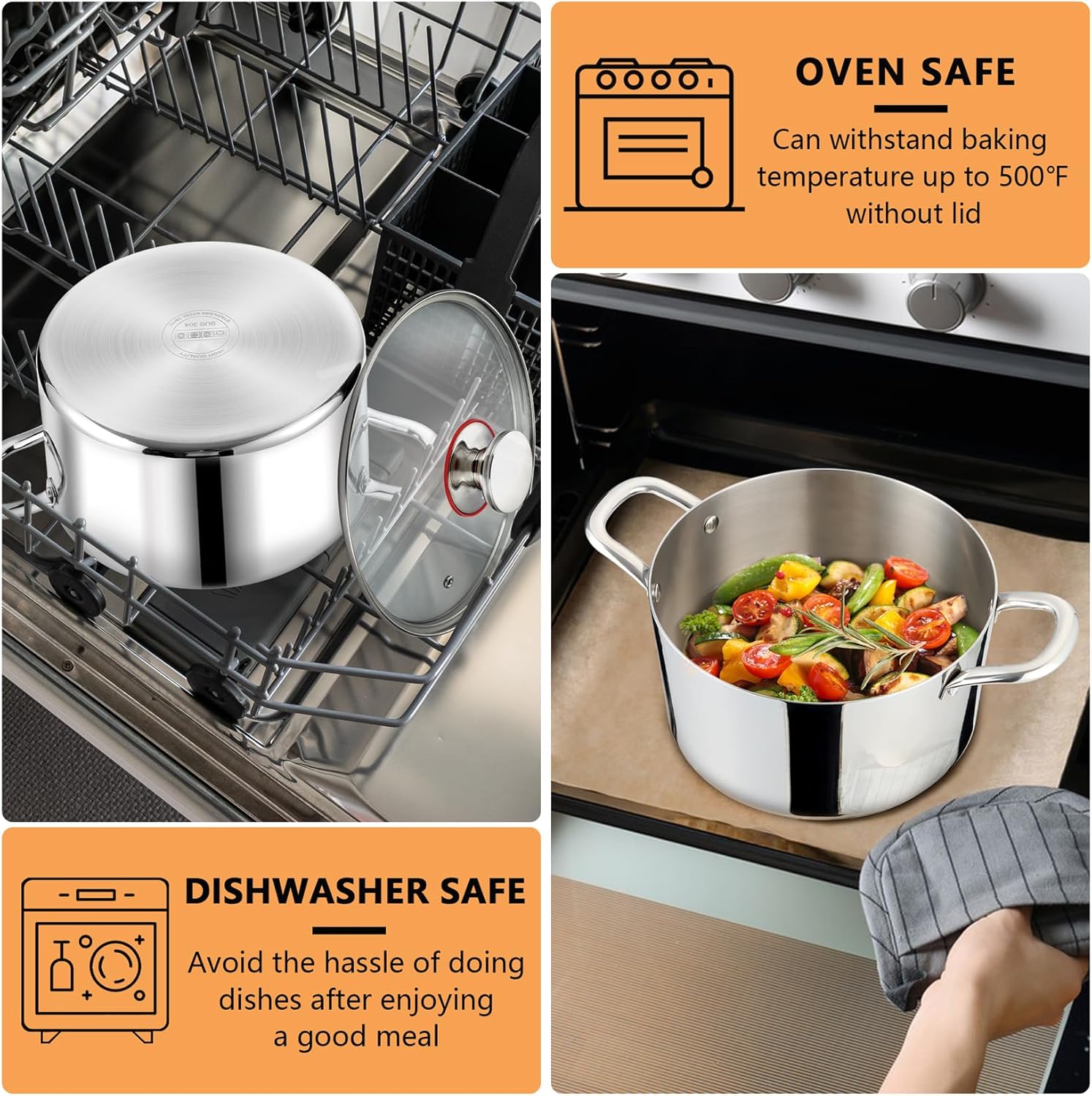 PP Chef 4 qt Stockpot