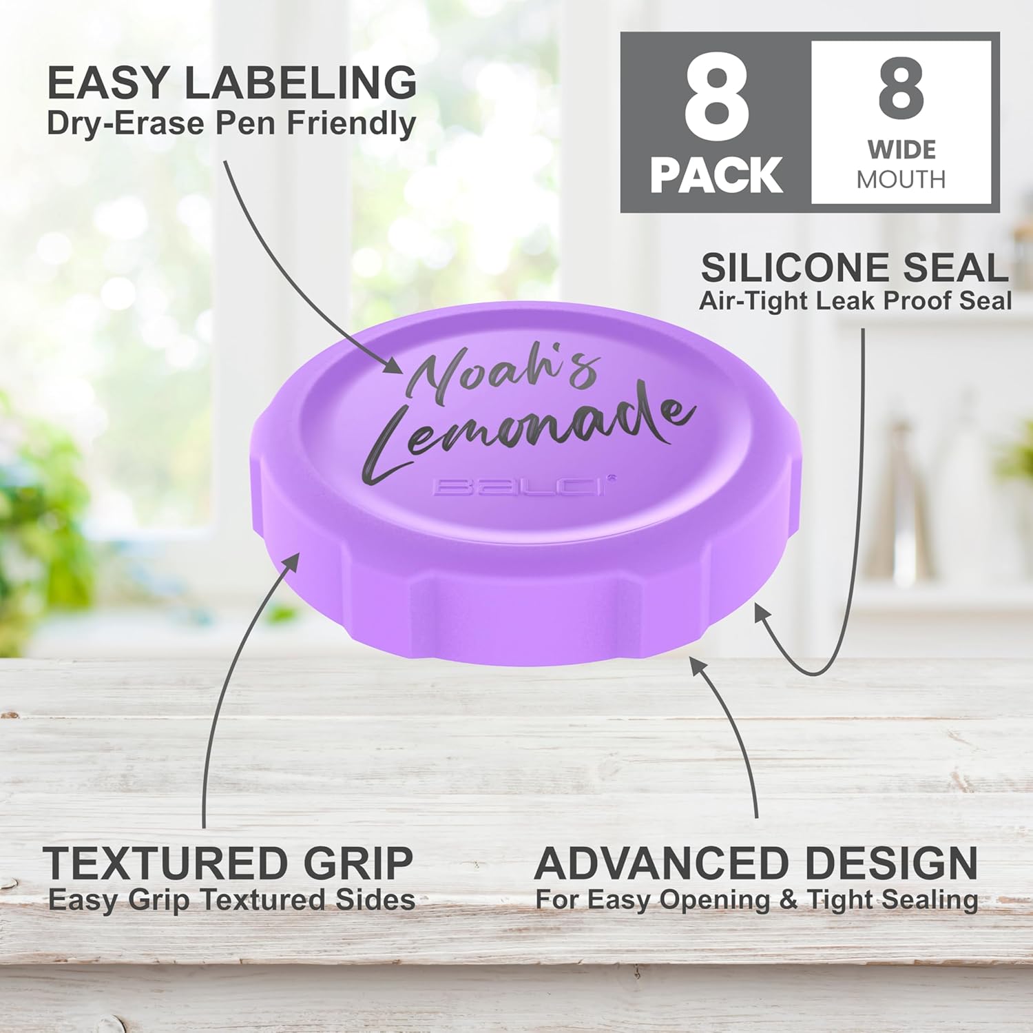 Premium Mason Jar Lids Set