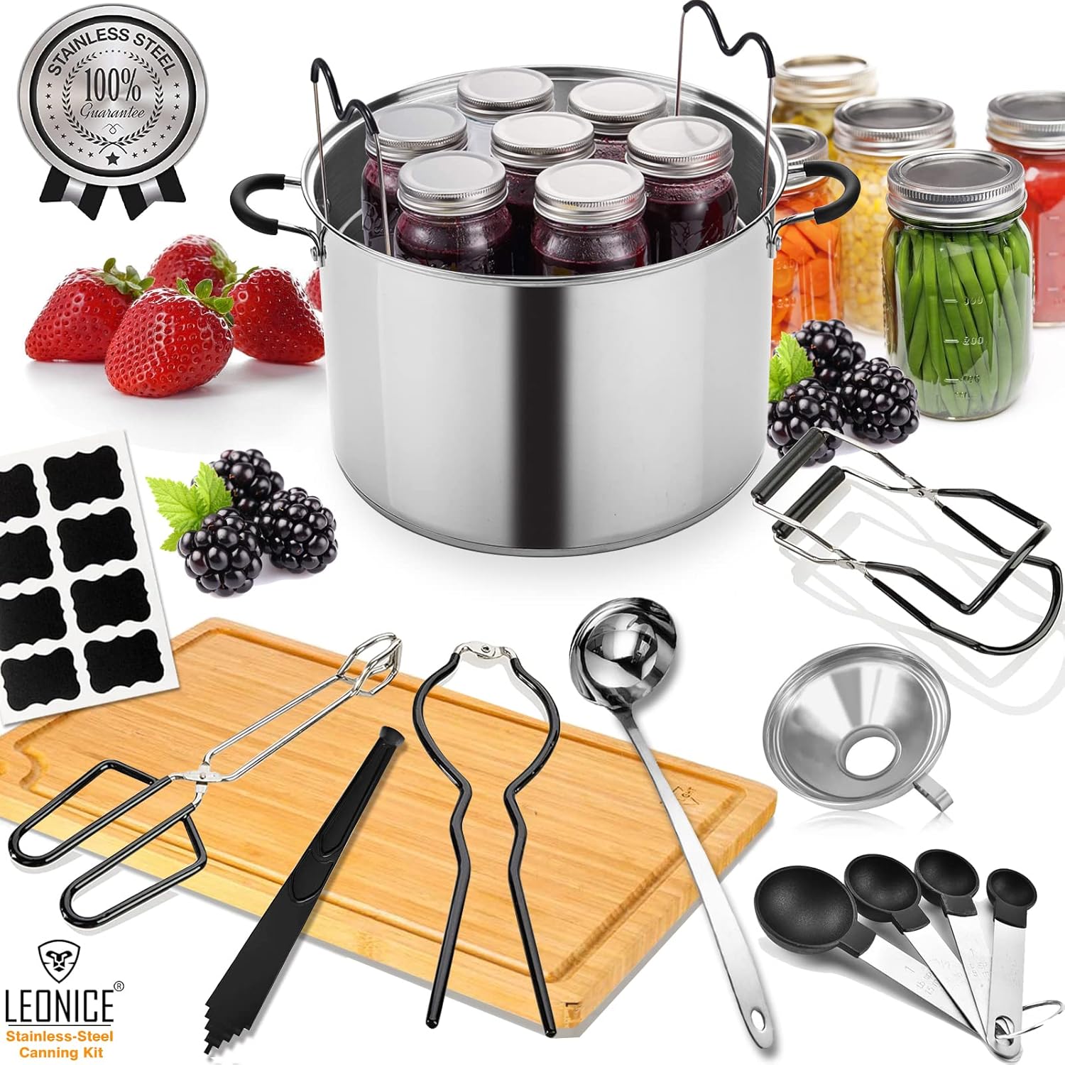 LEONICE Canning Supplies Kit for Home Best Fit