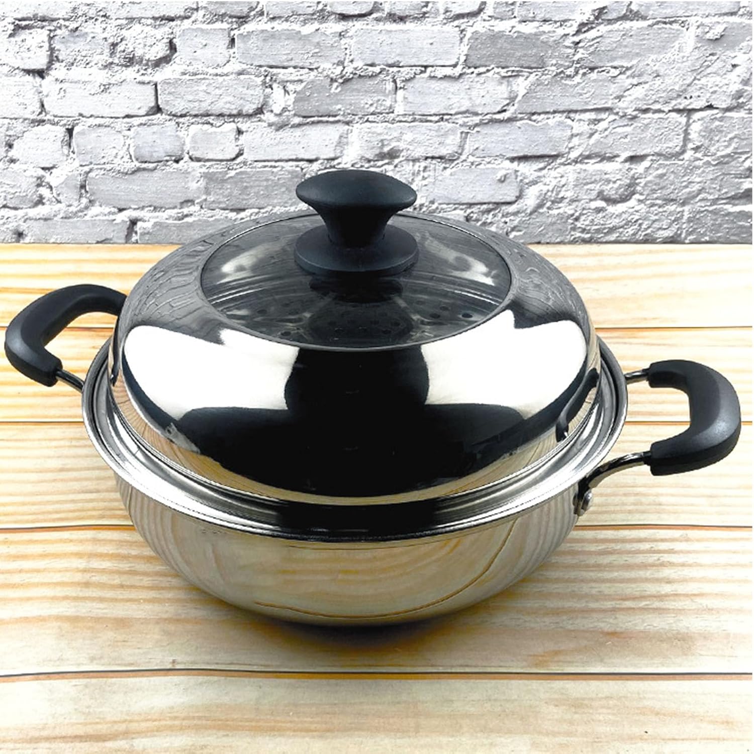 Sturdy Stainless Steel Stock Pot