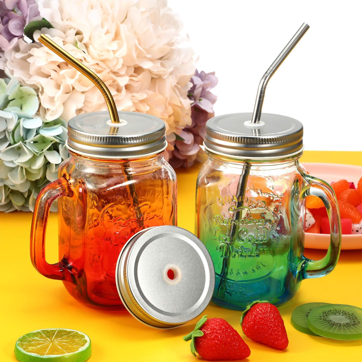 Experience perfect storage with our 8-piece mason jar lid set