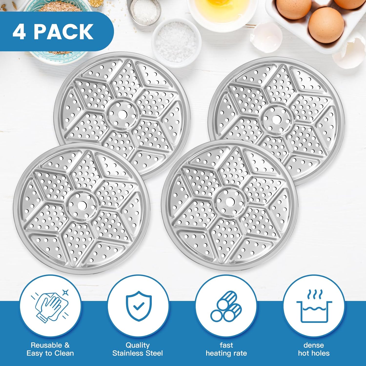 Sturdy 4-Pack Pressure Canner Rack