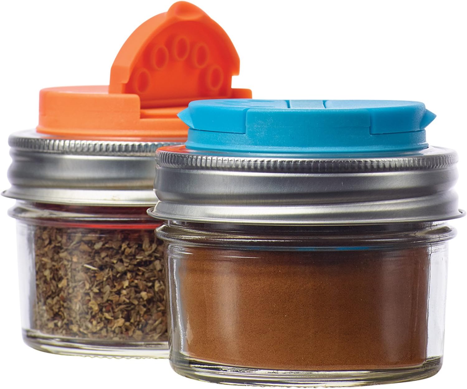 Jarware Spice Lids for Mason Jars Eco-Friendly and dishwasher-safe