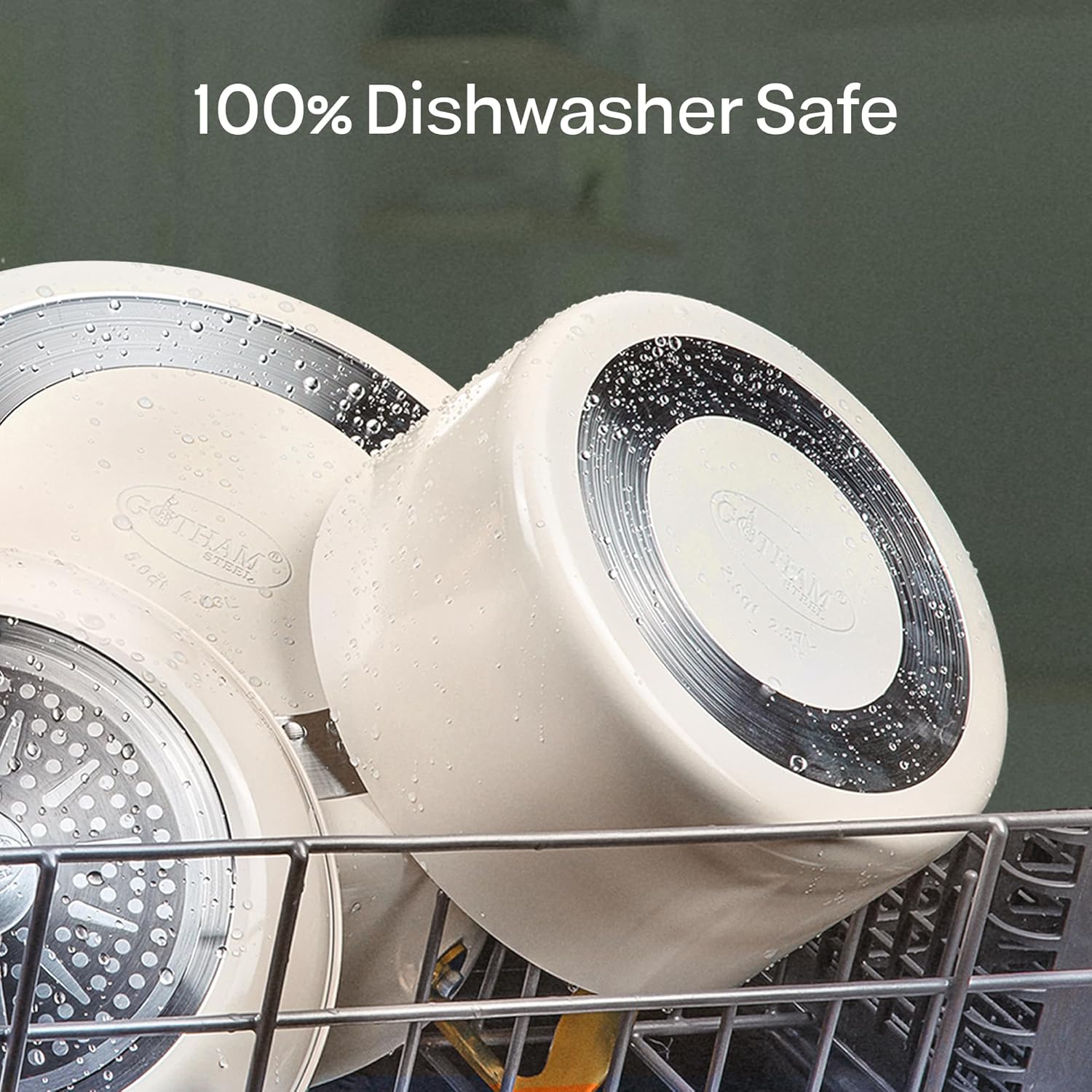 Nonstick Stock Pot With Strainer Lid Quick Cleanup and Eco-Friendly Cooking