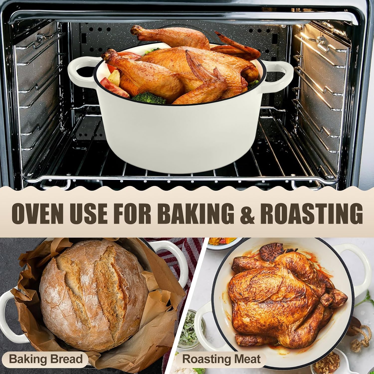 PP CHEF Enamel Dutch Oven Pot