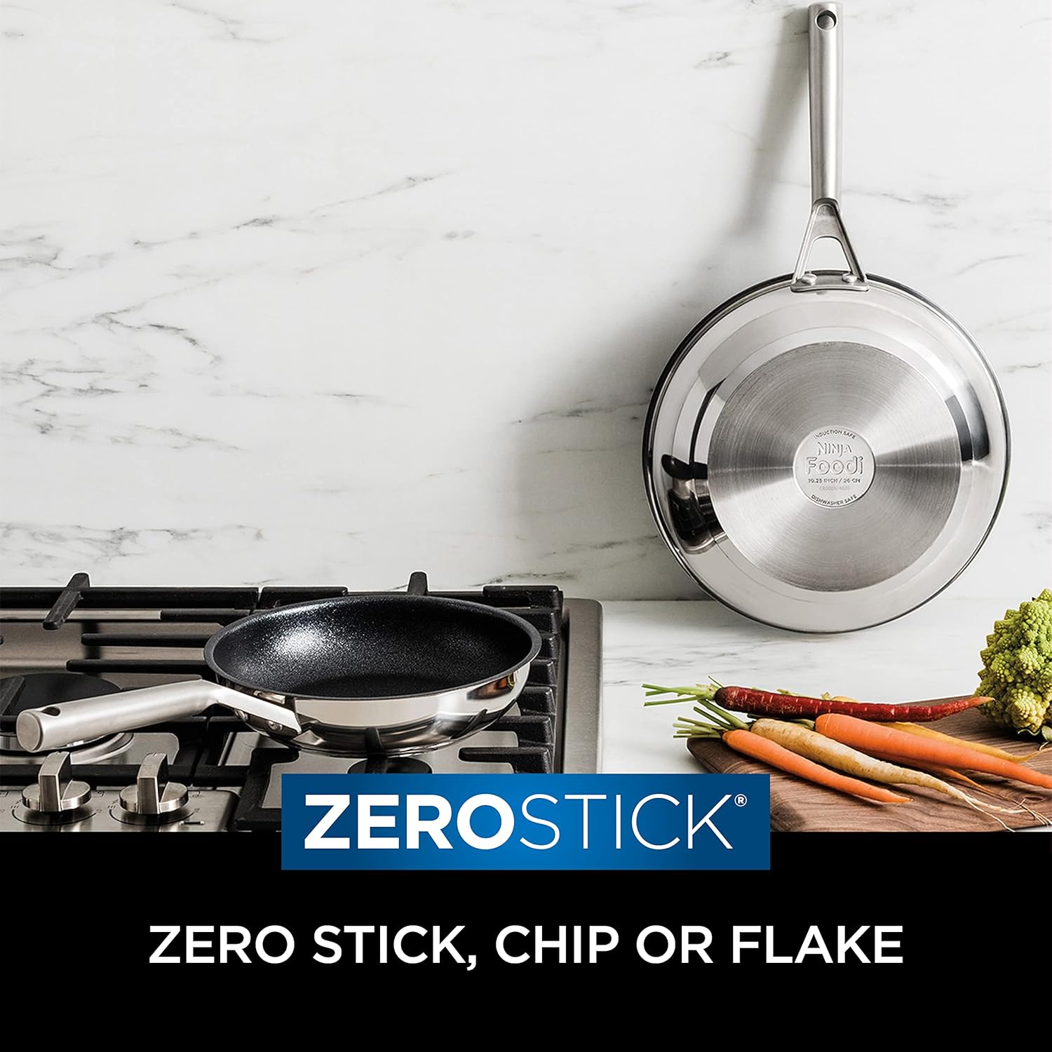 Ninja ZEROSTICK 2-Piece Frying Pan Set Non-StickDishwasher Safe