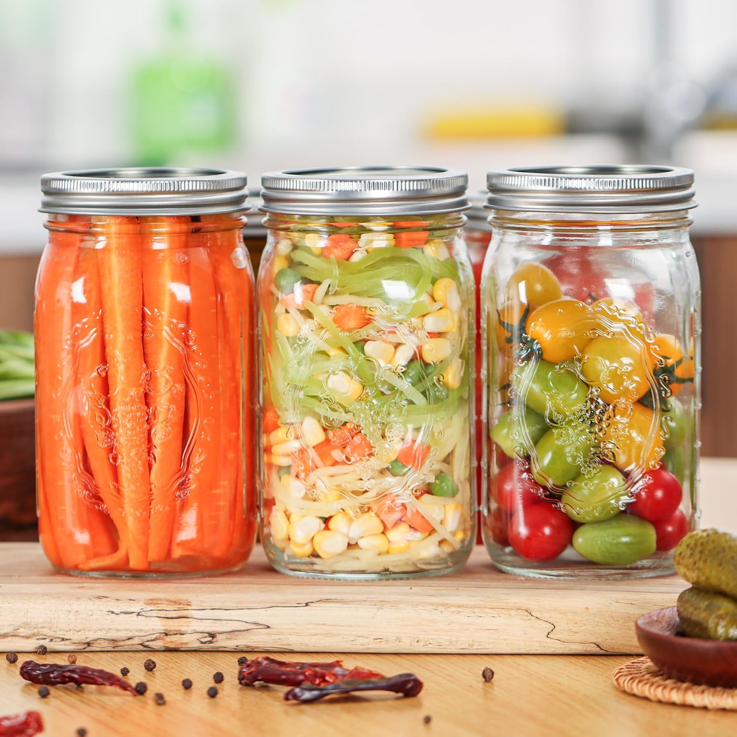 High-Quality Mason Jars for Canning and Preserving