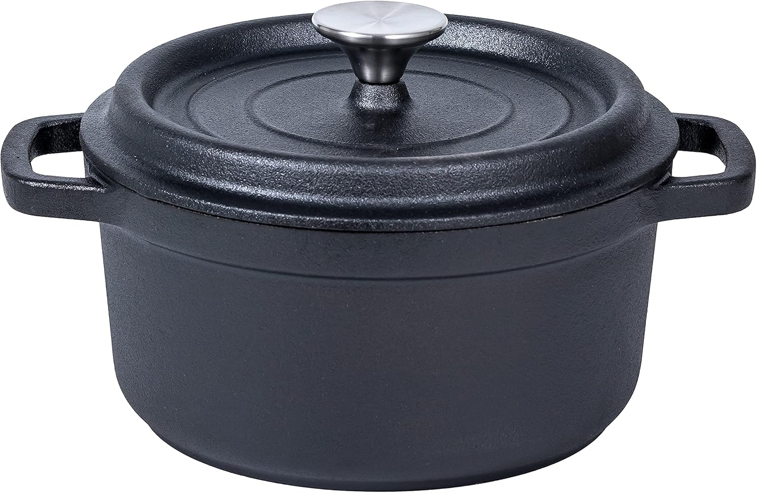4 Quart Bruntmor Cast Iron Braising Pan with Lid and Handles