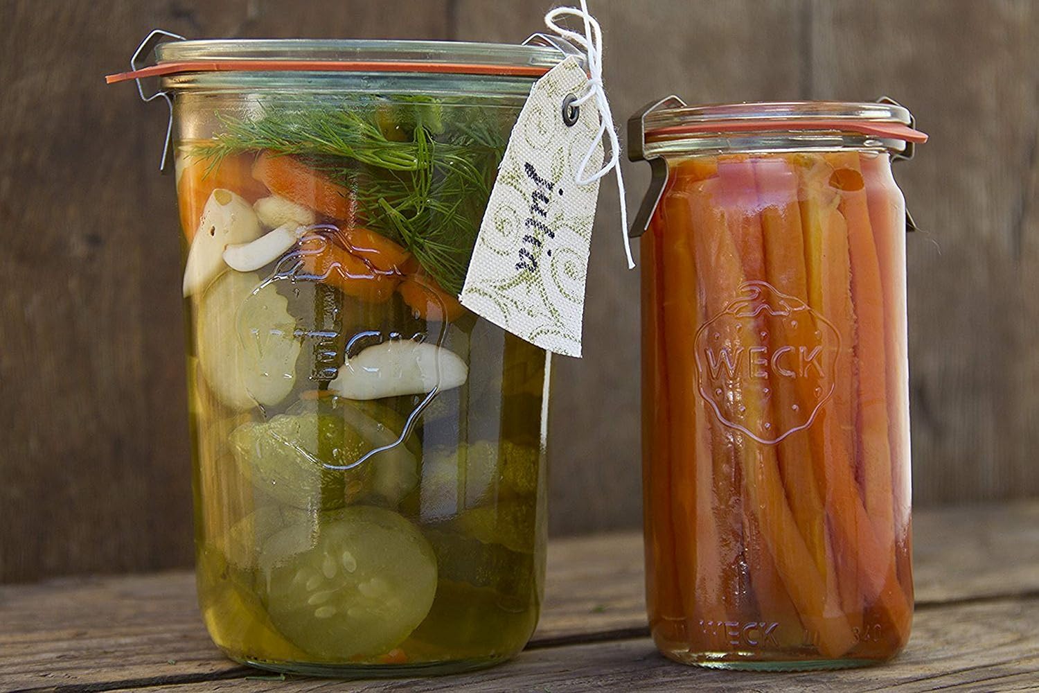 High-Quality Glass Canning Jars Set of 2