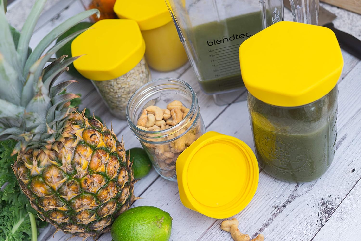 Perfect for Everyday Use - Easy Open Silicone Mason Jar Lids