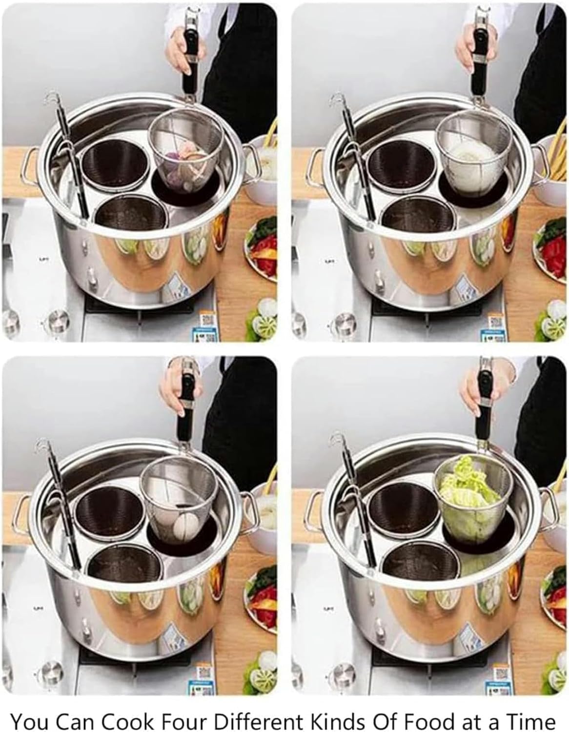 Stainless Steel Pasta Cooker Set With Insert