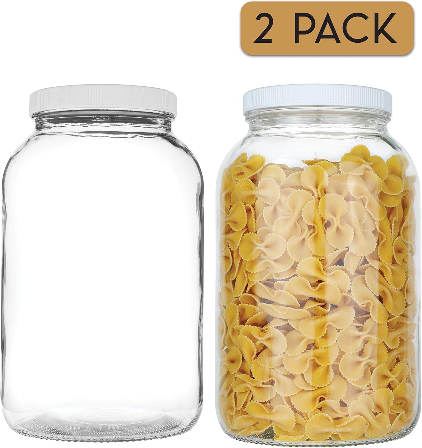 Kitchentoolz 1 Gallon Mason Jars Durable and Functional