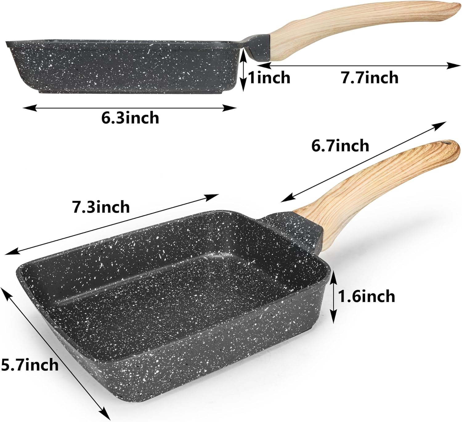 F Bry Snow Tamagoyaki Pan Set