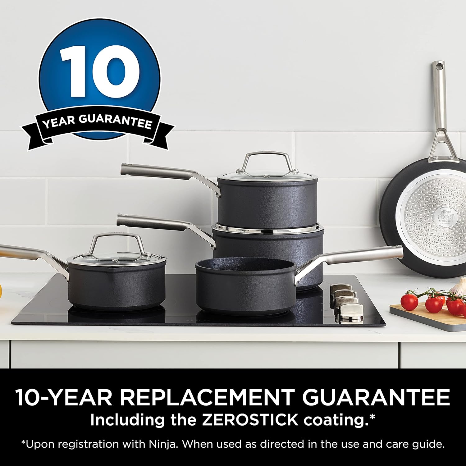 Ninja ZEROSTICK Premium 28cm Wok for Opportune Cooking