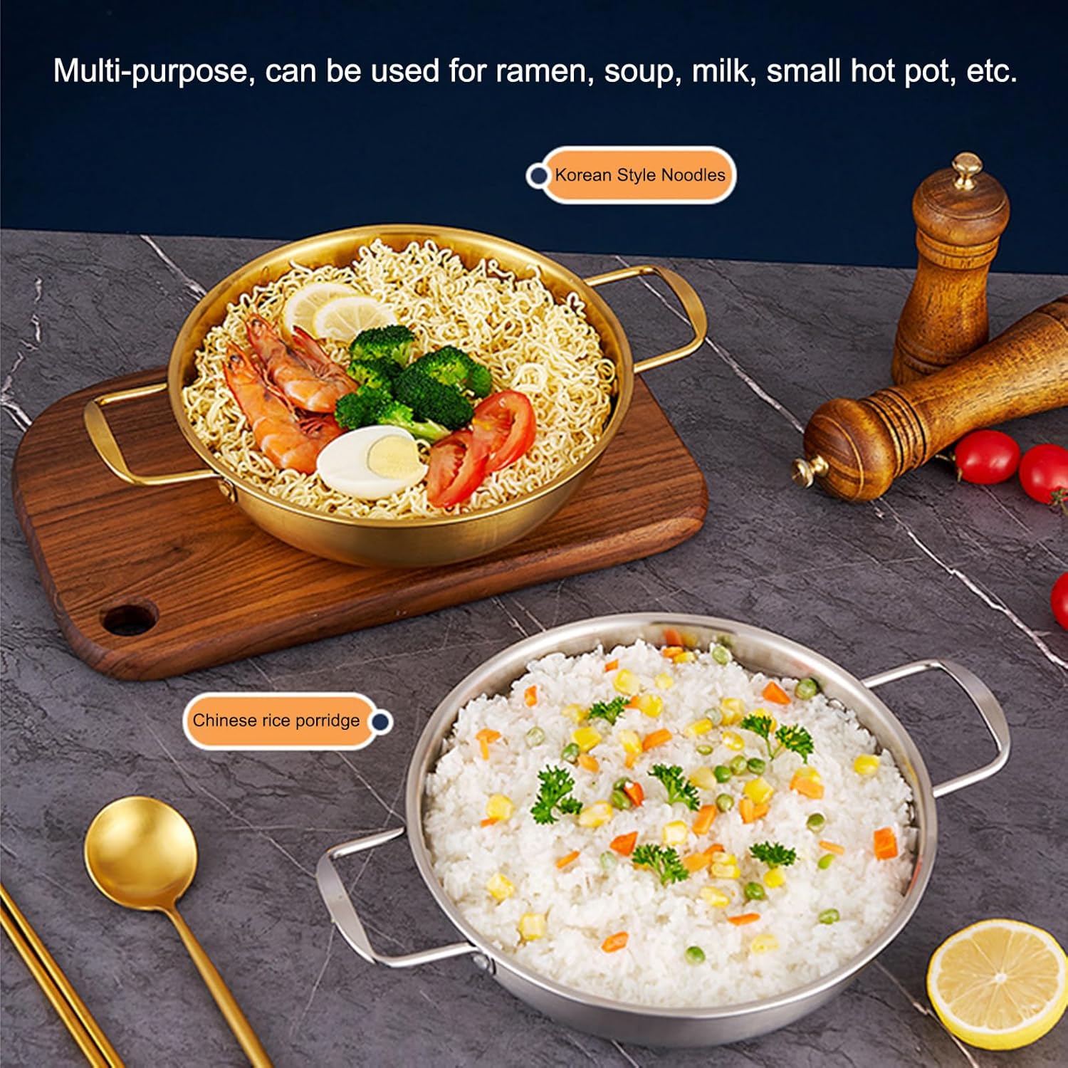 UNbit Korean Ramen Pot with Handles