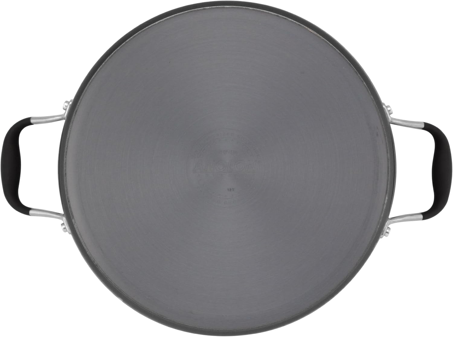 Anolon 75 qt hard-anodized stockpot with lid
