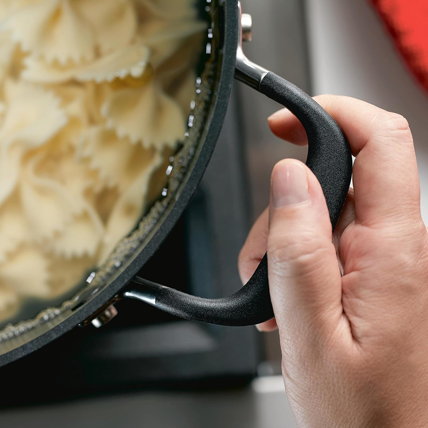 KitchenAid Hard Anodized Nonstick Stockpot 8 Quart Onyx Black
