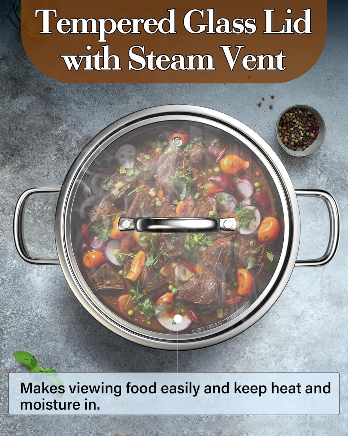 Cook N Home 6 Quart Stockpot