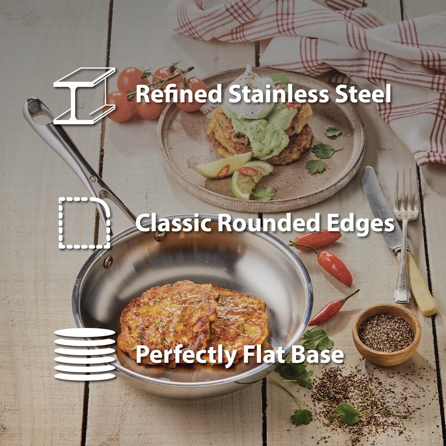 Swiss Diamond Stainless Steel Saucepan with Lid