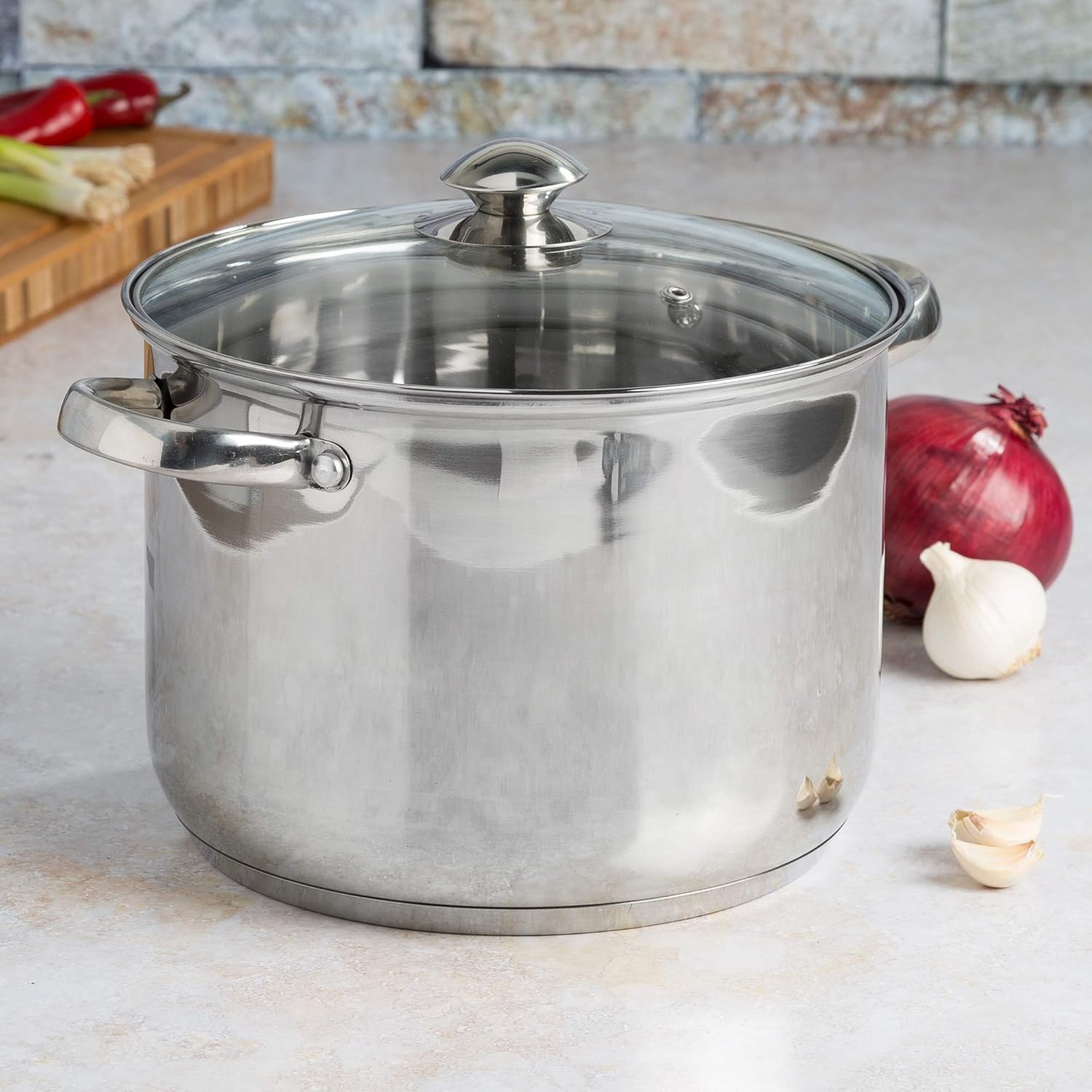 Ecolution Stainless Steel 8-Quart Stockpot by Ecolution