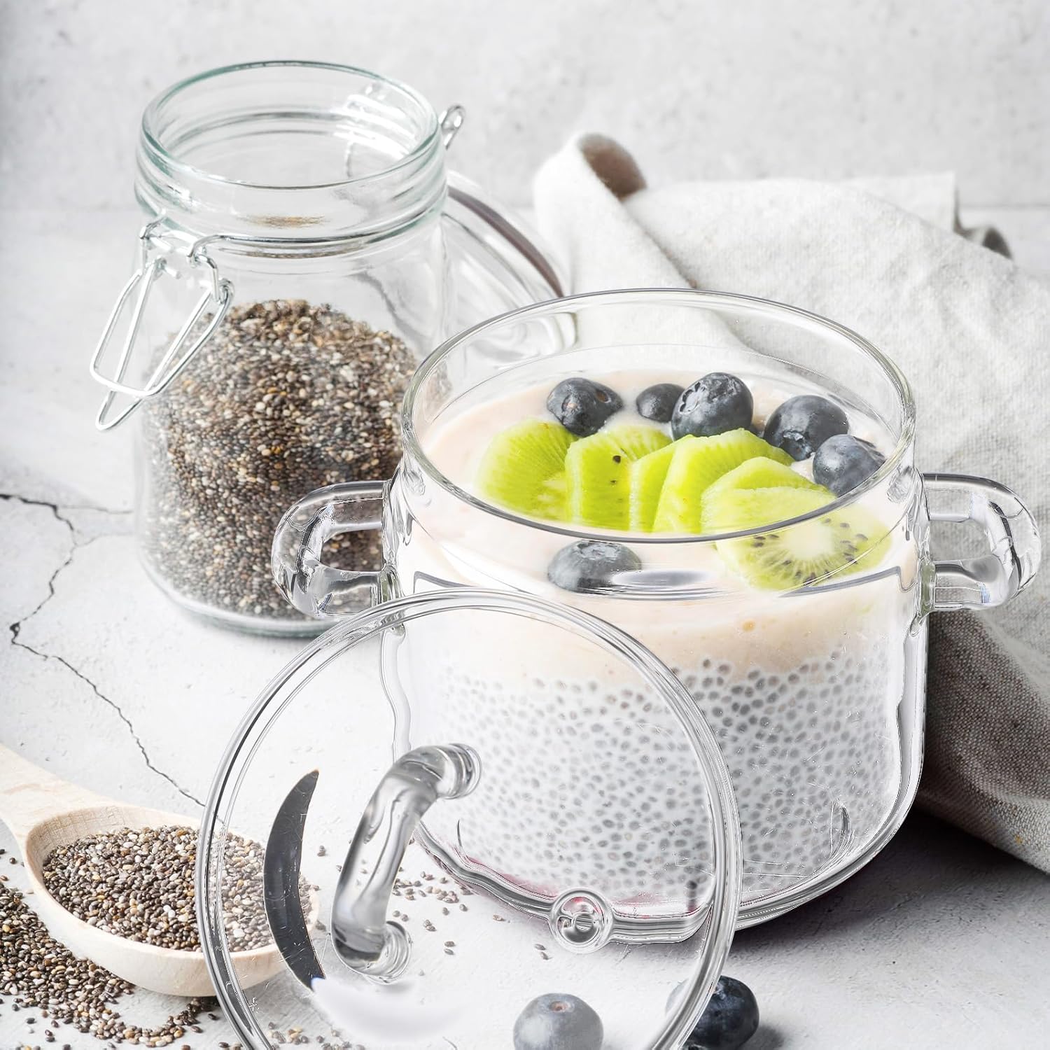 Healthy Glass Steaming Bowl