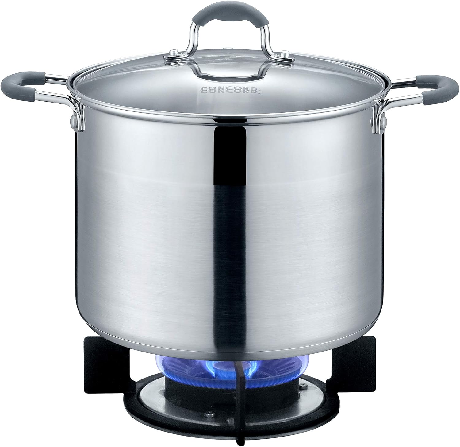 Concord 5 QT Stainless Steel Stock Pot with Glass Lid