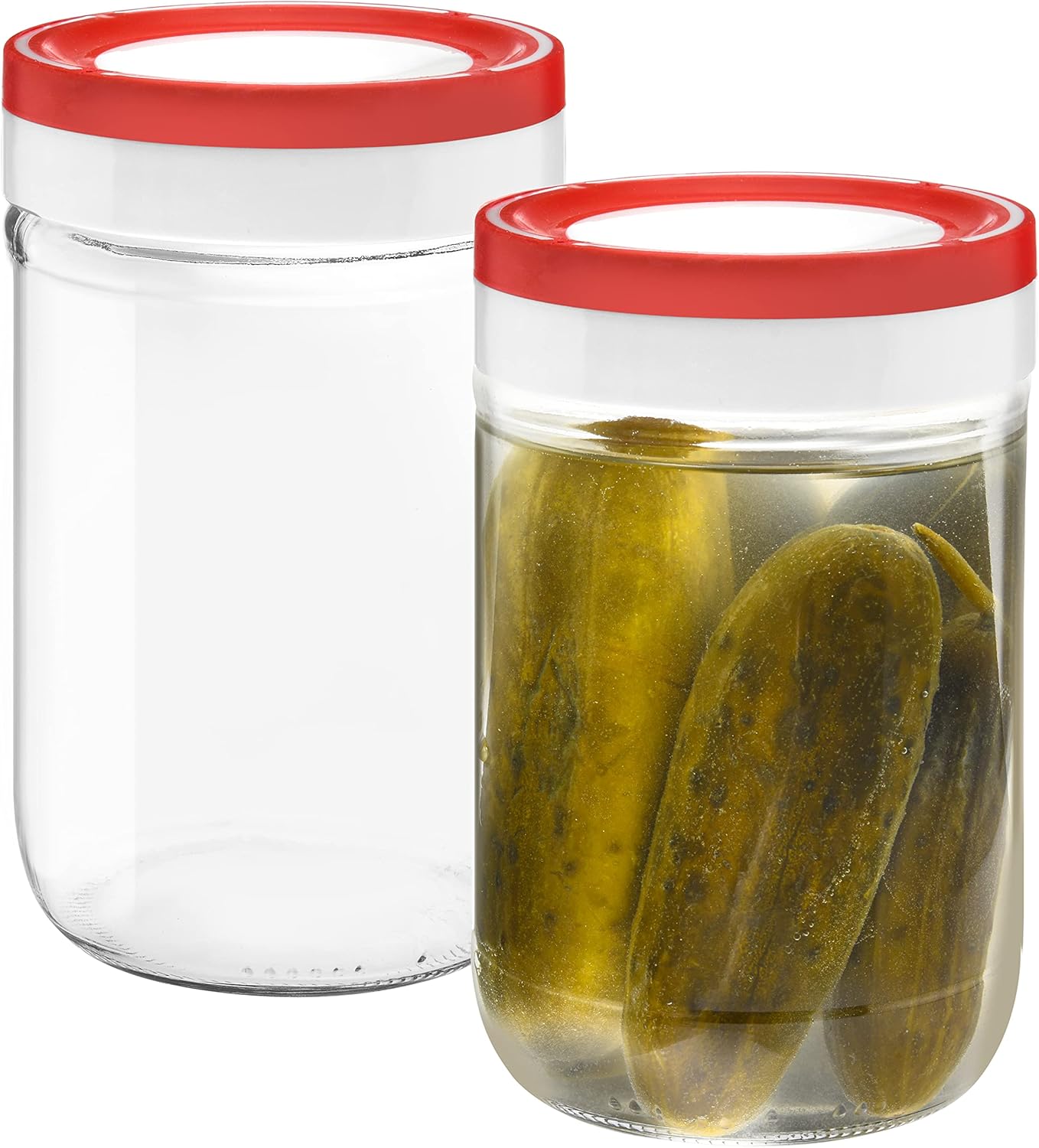 Tribello 22oz Mason JarsWide MouthPerfect for Canning StorageCapacity2x22oz