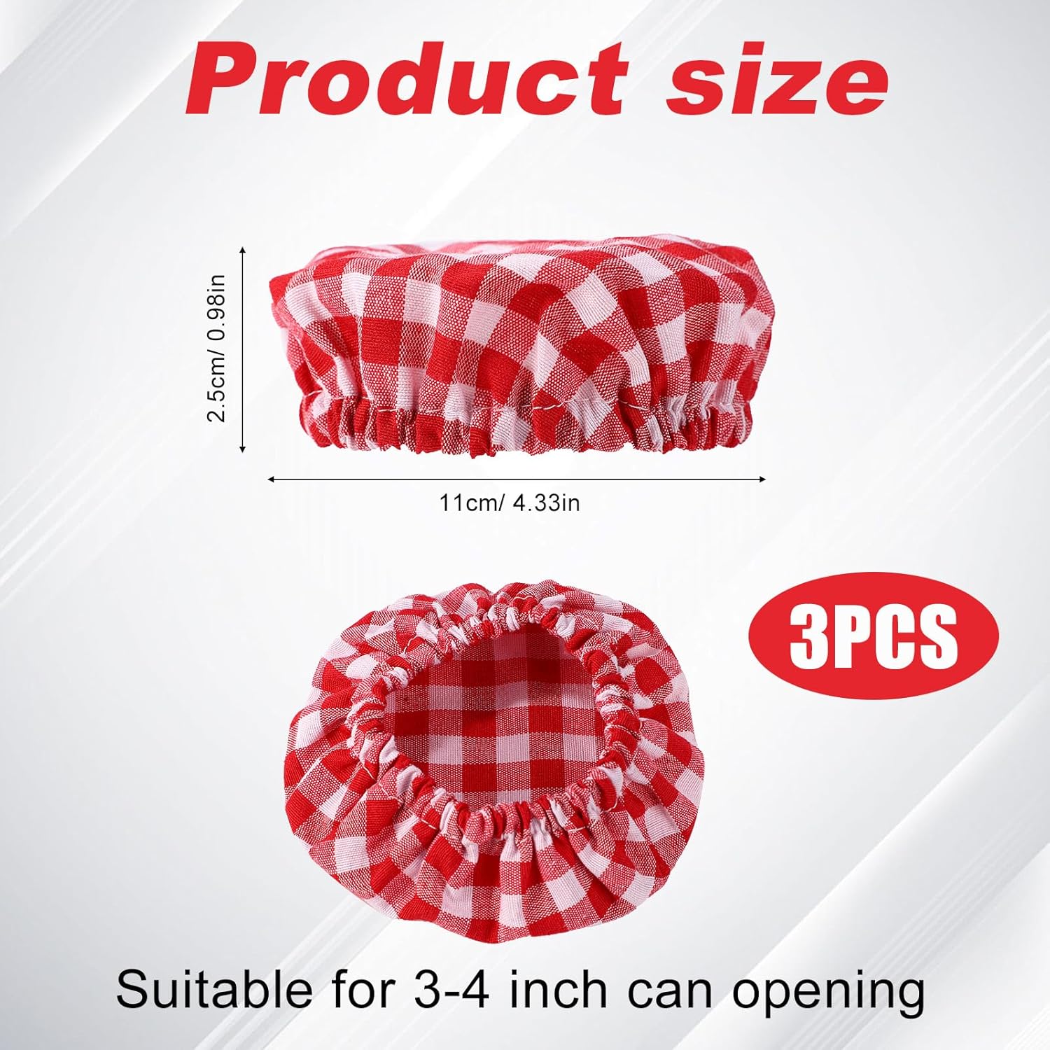 Reusable Sourdough Jar Cover for Fermenting Papers Red