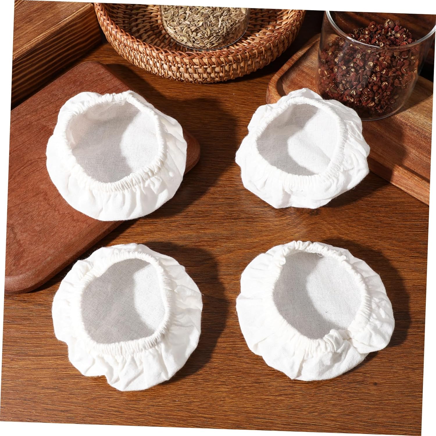 5-Piece Reusable Fermenting Cloth Covers