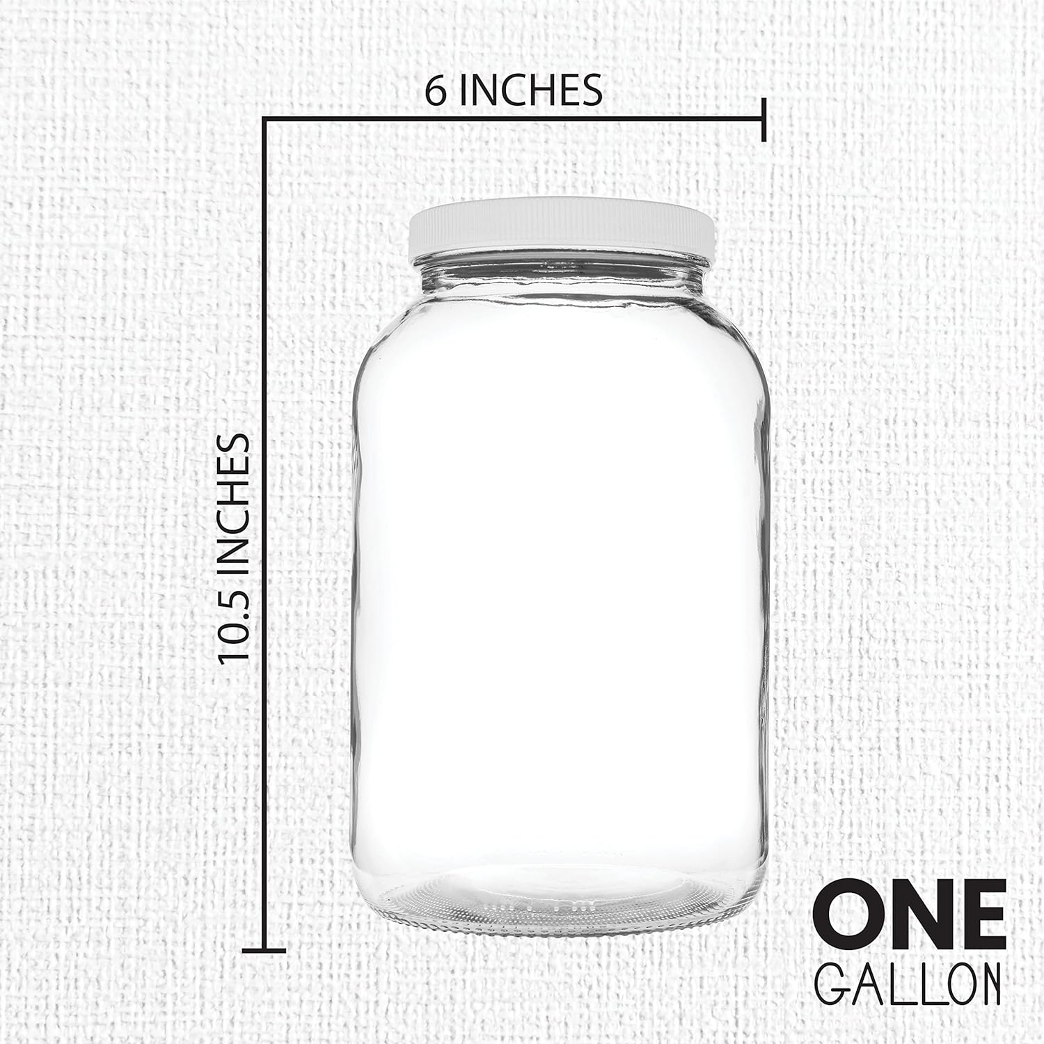 4-Piece Glass Mason Jars