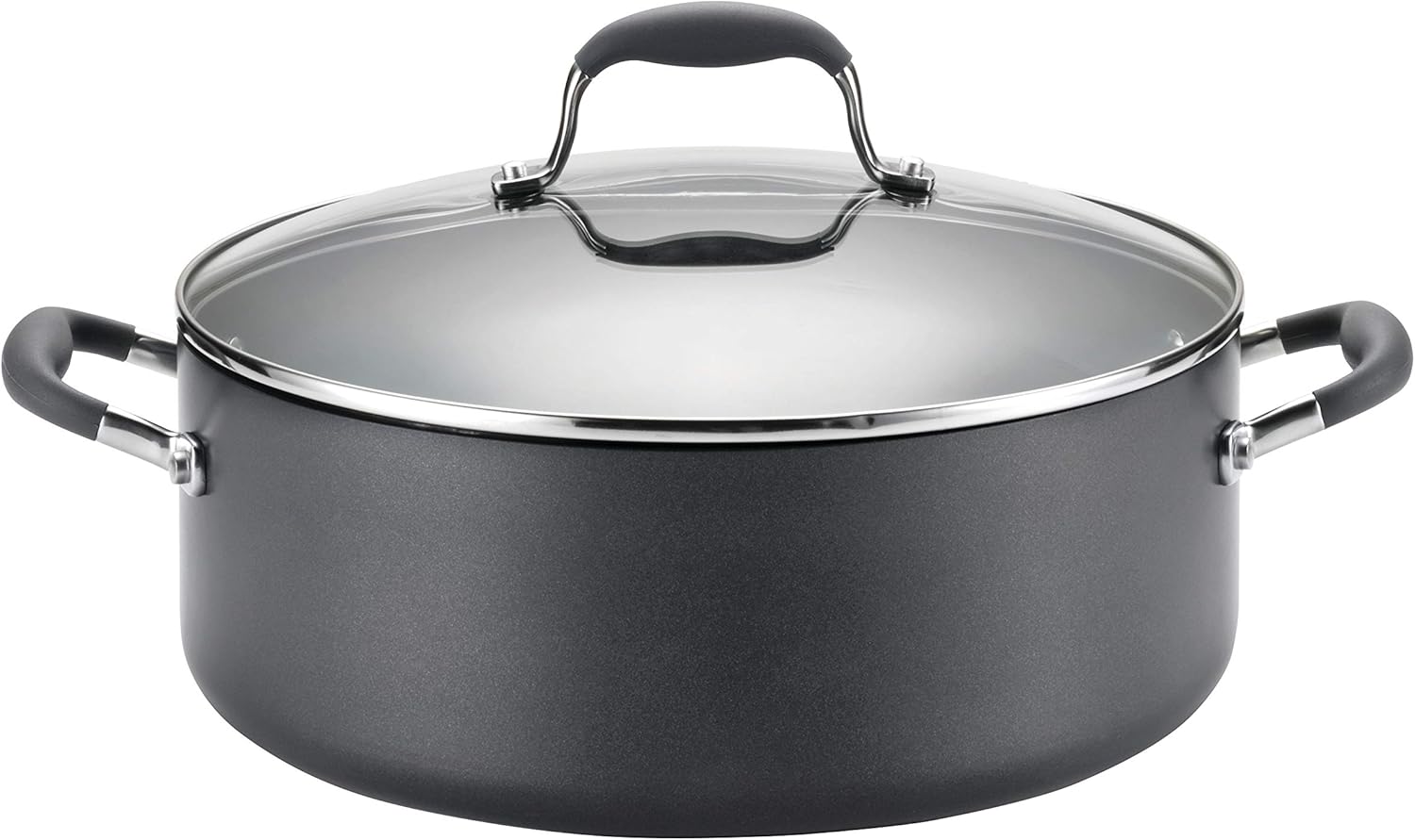 Anolon 75 qt hard-anodized stockpot with lid